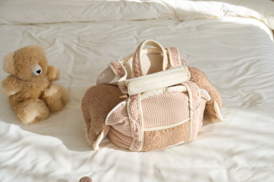 cotton shell bag babypink